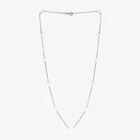 Effy  Womens White Cultured Freshwater Pearl Sterling Silver 20 Inch Pendant Necklace