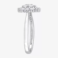 Womens 1 CT. T.W. Natural White Diamond 10K Gold Engagement Ring