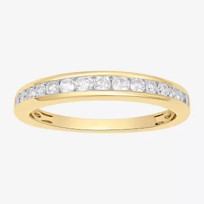 1/3 CT.T.W. Natural Diamond 14K Gold Wedding Band