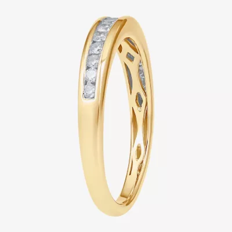 1/3 CT.T.W. Natural Diamond 14K Gold Wedding Band