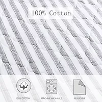 Stone Cottage Willow Way Ticking Quilt Set