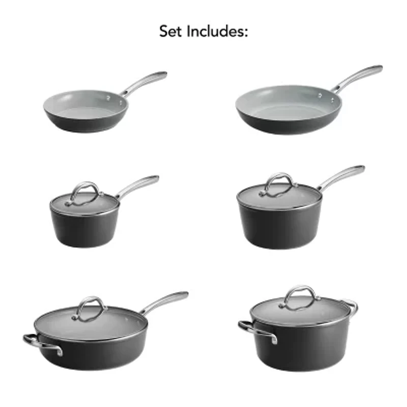 Tramontina Ceramic 10-pc. Cookware Set