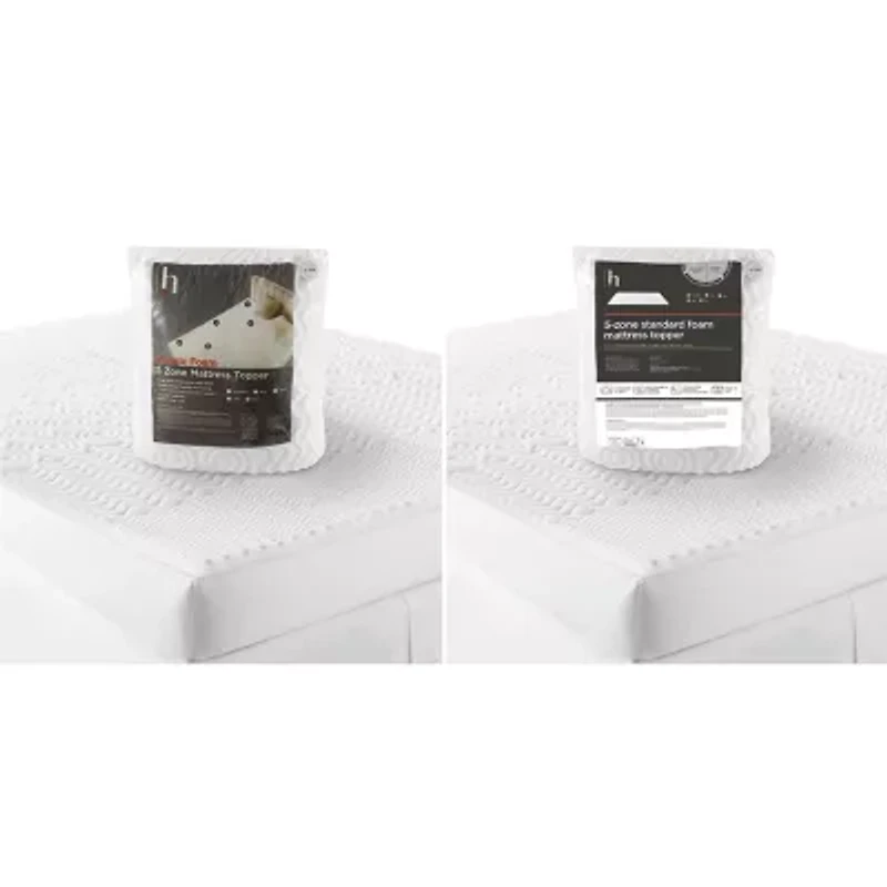 Home Expressions 5-Zone Standard Foam Mattress Topper