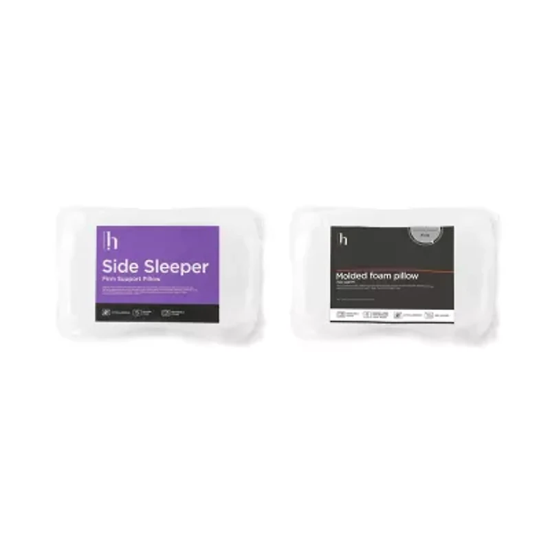 Home Expressions Molded Foam Firm Support Pillow