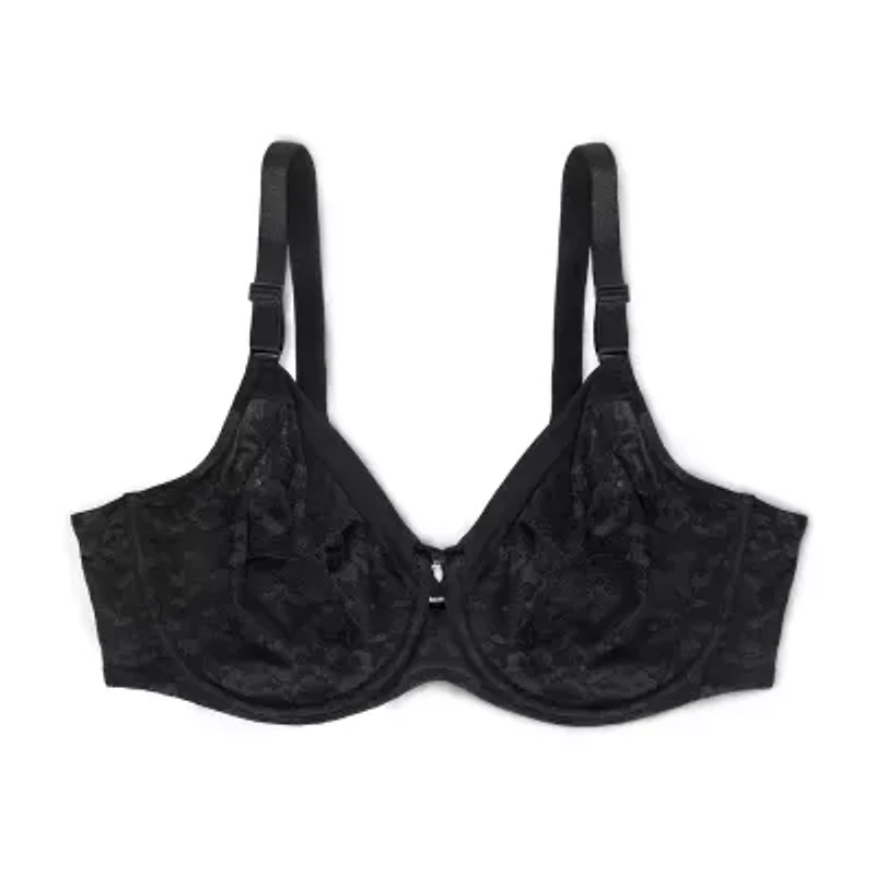 Curvy Couture No Show Lace Unlined Underwire Bra - 1362