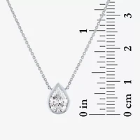 Diamond Addiction (G-H / Si2-I1) Womens 1 CT. T.W. Lab Grown White 14K Gold Pear 18 Inch Pendant Necklace