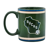 Uncanny Brands NBA Milwaukee Bucks Logo Mug Warmer With Mug - Auto Shut On/Off