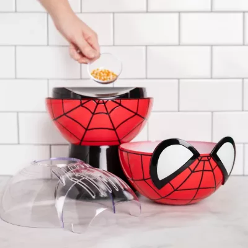 Uncanny Brands Marvel Spider-Man Popcorn Maker- Spidey Kitchen Appliance
