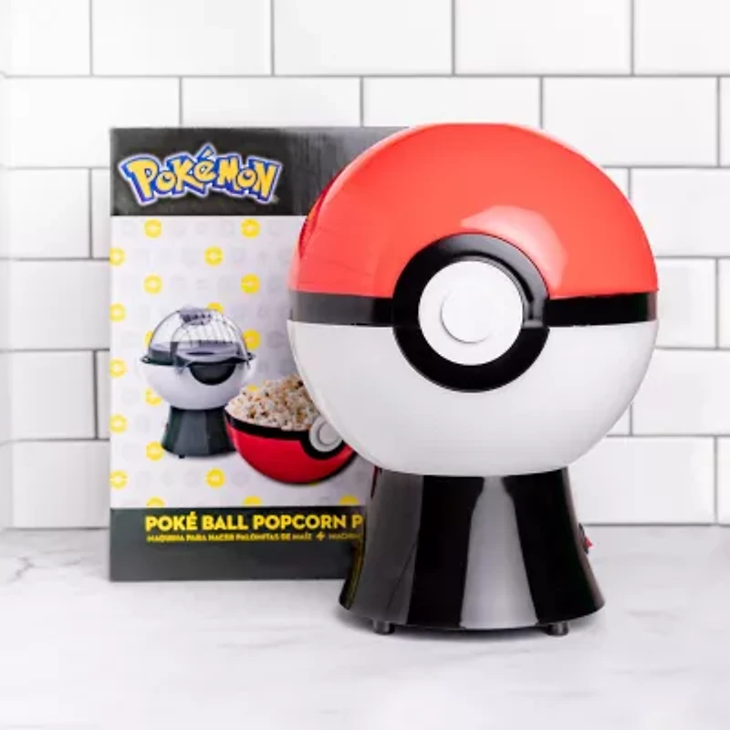 Uncanny Brands Pokémon Poké Ball Popcorn Maker- Pokémon Kitchen Appliance