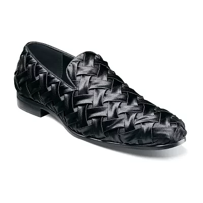 Stacy Adams Savoir X-Cross Texti Mens Round Closed Toe Slip-On Shoe