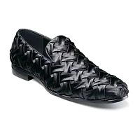 Stacy Adams Savoir X-Cross Texti Mens Round Closed Toe Slip-On Shoe