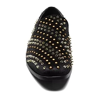 Stacy Adams Sabert Spike & Stud Mens Square Closed Toe Slip-On Shoe