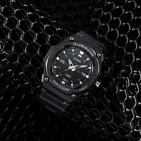 Casio Mens Black Strap Watch Mw620h-1av