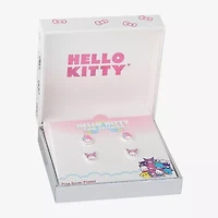 Womens Hello Kitty Kuromi My Melody 2 Pair Earring Set