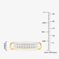 (I / Si1) 3PC Trio Set Featuring 1/2 CT. T.W. Lab Grown White Diamond 10K Two Tone Gold Marquise Side Stone Bridal Set