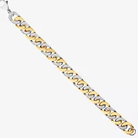 Mens Stainless Steel 9 Inch Curb Chain Bracelet