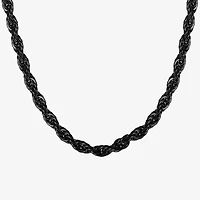 Mens Stainless Steel 24 Inch Rope Chain Necklace