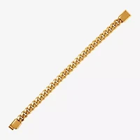 Mens Stainless Steel 9 Inch Curb Chain Bracelet