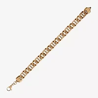 Mens Stainless Steel 8 1/2 Inch Link Chain Bracelet