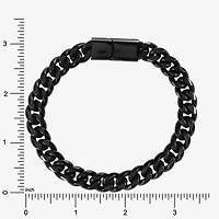 Mens Stainless Steel 9 Inch Curb Chain Bracelet