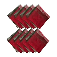 Elrene Home Fashions Prestige Poinsettia Jacquard 4-pc. Napkins