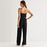 Ambrielle Womens V-Neck Sleeveless 2-pc. Pajama Sets