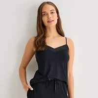 Ambrielle Womens V-Neck Sleeveless 2-pc. Pajama Sets