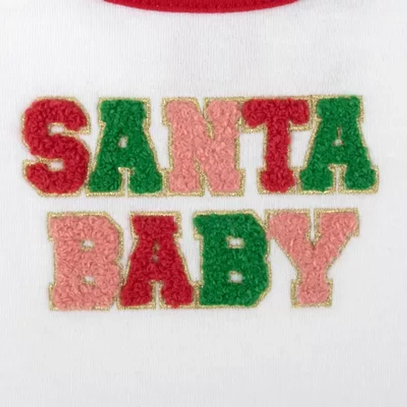 Baby Essentials Santa Tutu Girls 2-pc. Skirt Set