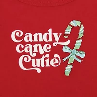 Baby Essentials Candy Cane Cutie Girls 3-pc. Pant Set