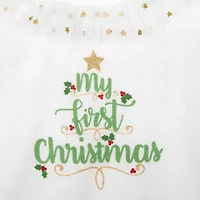 Baby Essentials My First Christmas Girls 2-pc. Pant Set