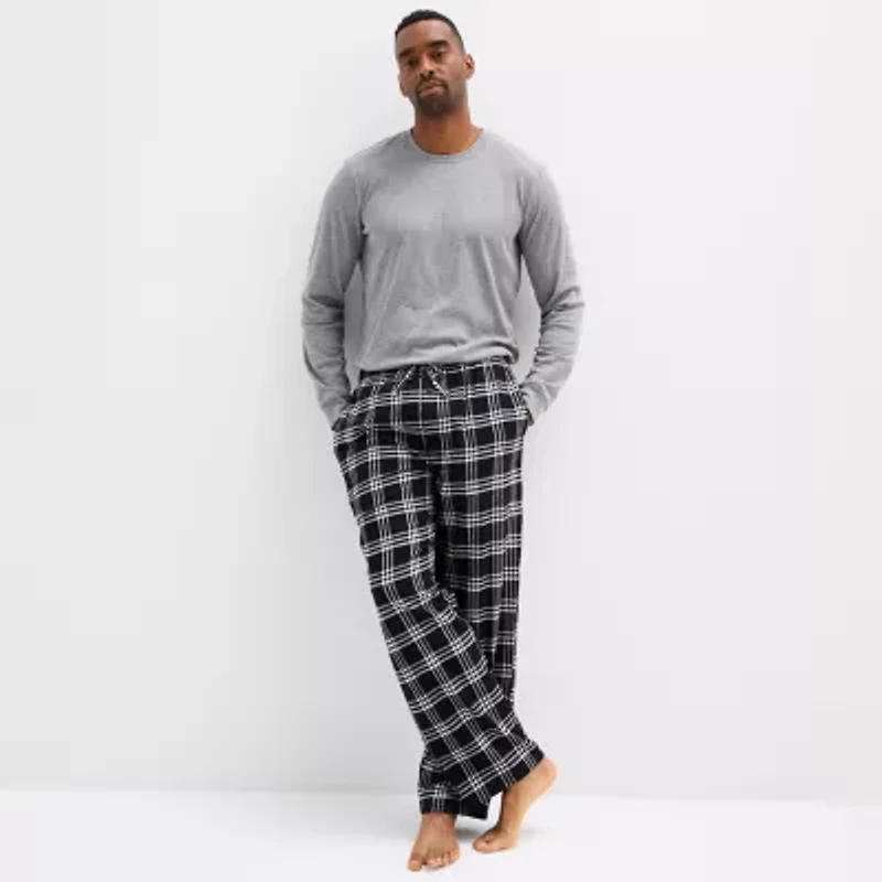 St. John's Bay Mens Flannel Big and Tall Pajama Pants