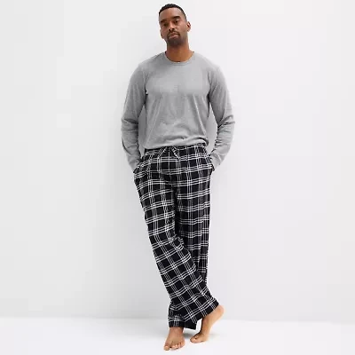 St. John's Bay Mens Flannel Big and Tall Pajama Pants
