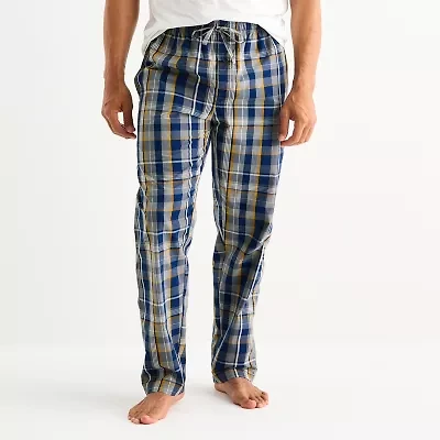 St. John's Bay Mens Poplin Big and Tall Pajama Pants