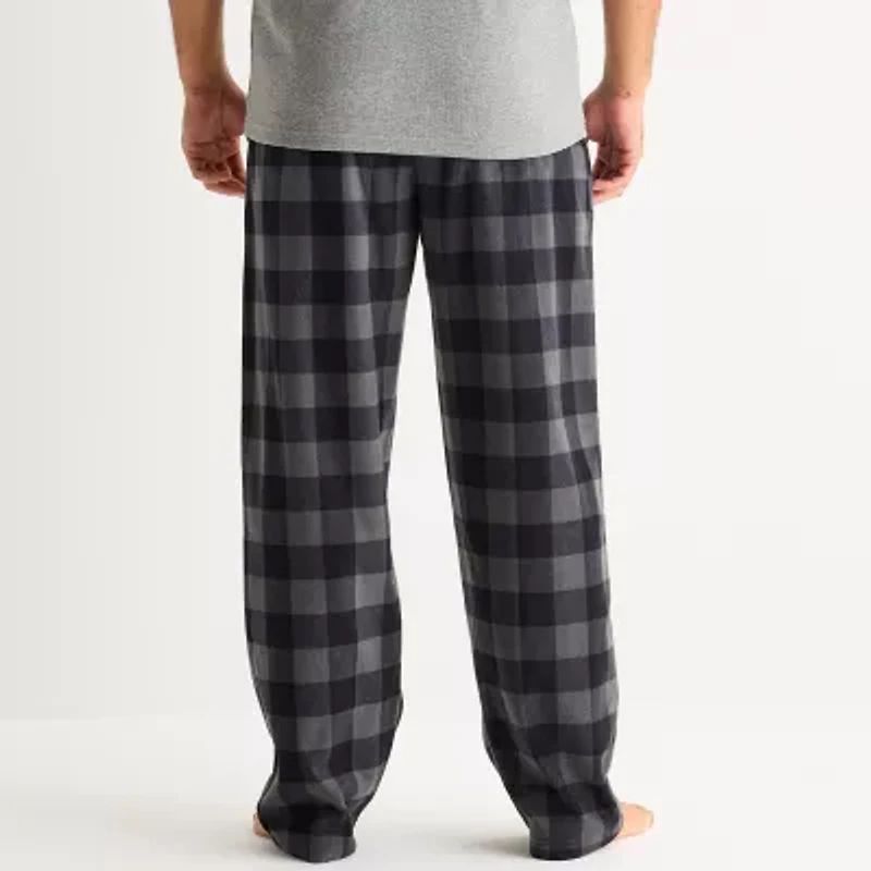 St. John's Bay Mens Big and Tall Microfleece Pajama Pants