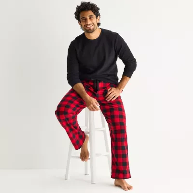 St. John's Bay Mens Microfleece Big and Tall Pajama Pants