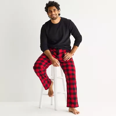 St. John's Bay Mens Microfleece Big and Tall Pajama Pants