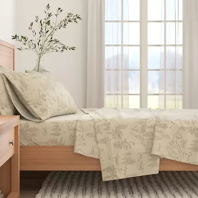 Linery Wild Lodge Flannel Sheet Set