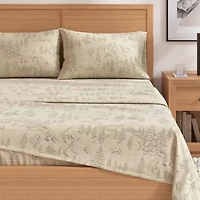 Linery Wild Lodge Flannel Sheet Set