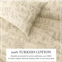 Linery Wild Lodge Flannel Sheet Set