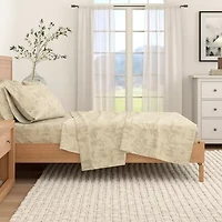 Linery Wild Lodge Flannel Sheet Set
