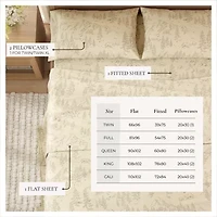 Linery Wild Lodge Flannel Sheet Set