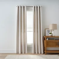 Regal Home Dimensions Solid Grommet Top Energy Saving Blackout Single Curtain Panel