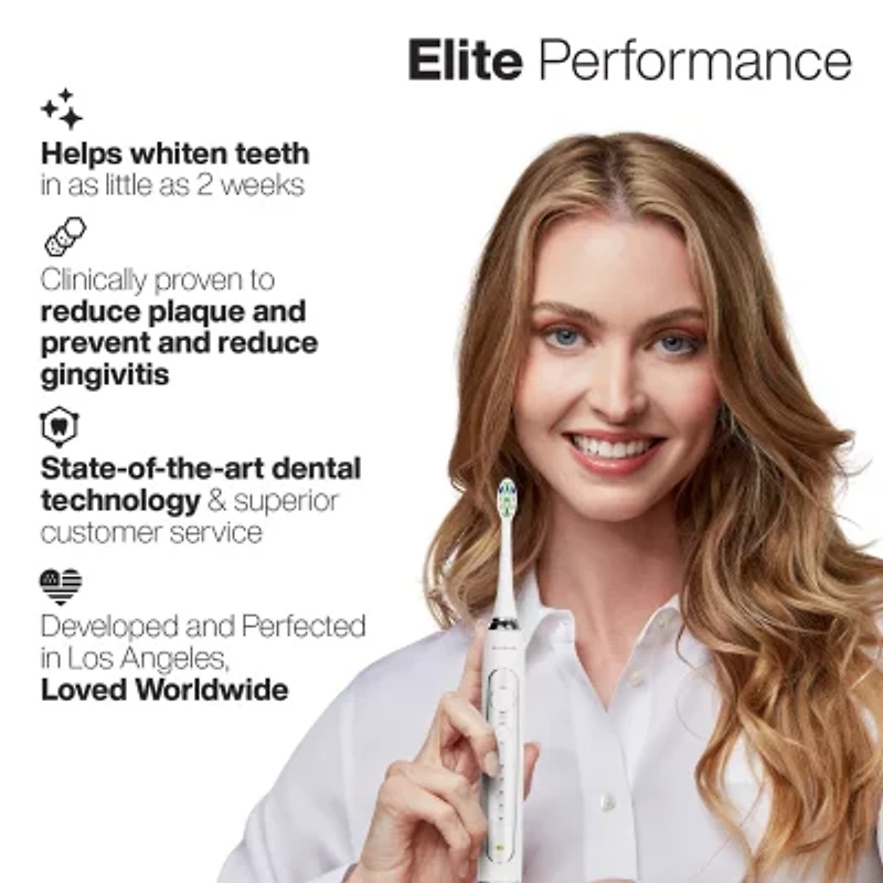 Aquasonic Elite Duo Toothbrush Black and White