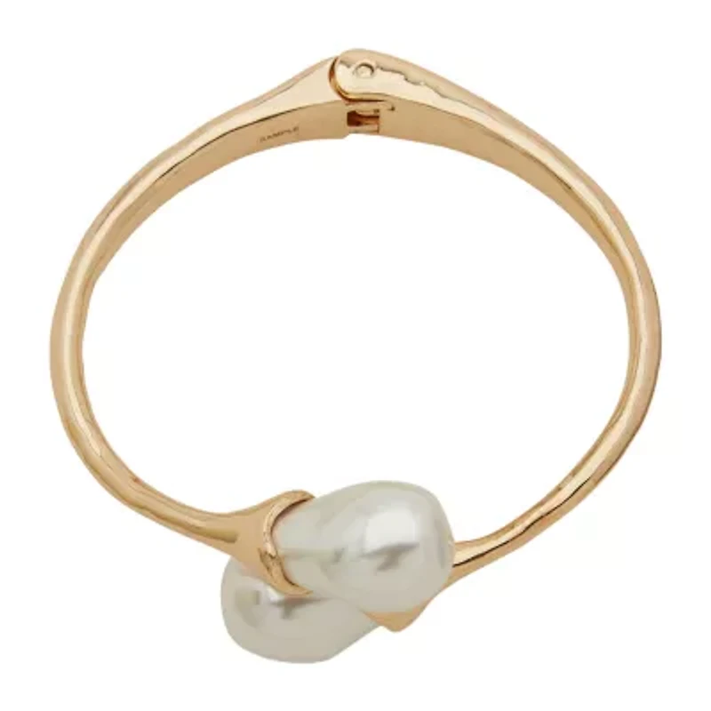 Worthington Gold Tone Womens Cuff Bracelet