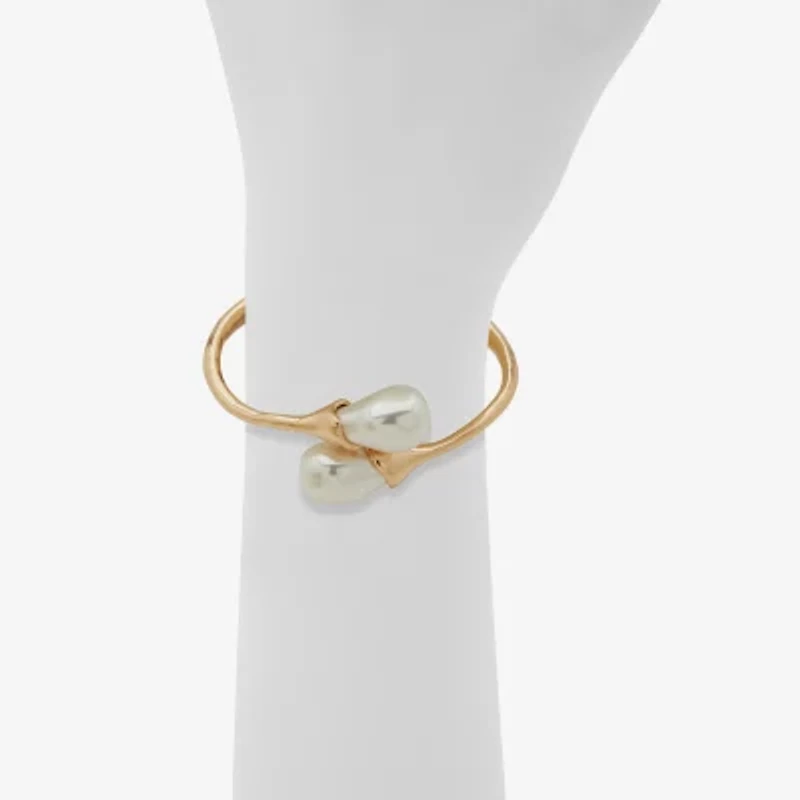 Worthington Gold Tone Womens Cuff Bracelet