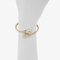 Worthington Gold Tone Womens Cuff Bracelet