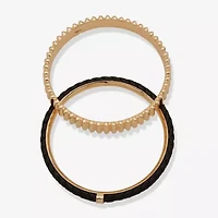 Worthington Gold Tone Womens 2-pc. Bracelet Set