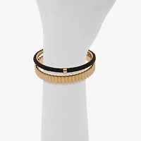 Worthington Gold Tone Womens 2-pc. Bracelet Set