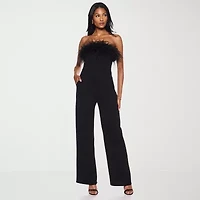 Premier Amour Womens Straight Neck Jumpsuit
