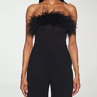 Premier Amour Womens Straight Neck Jumpsuit